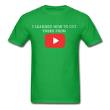 YouTube Graduation Shirt - bright green